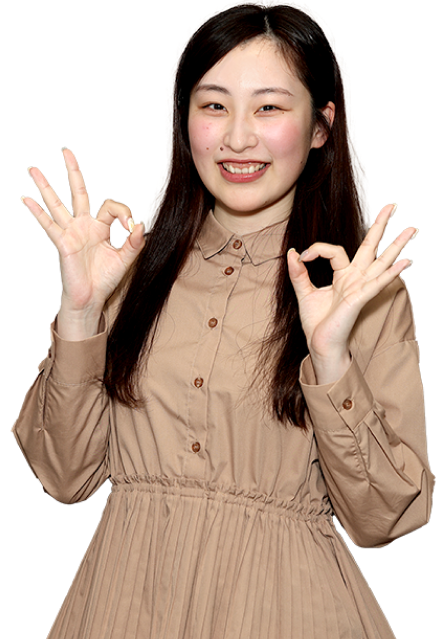 OKする女性