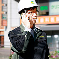 写真：午後の巡回